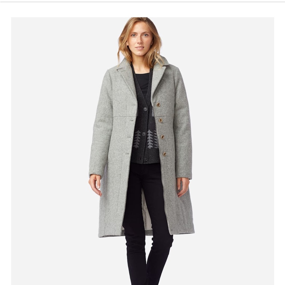 Pendleton Michigan Ave. Down Wool Coat, Small